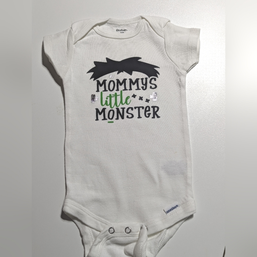 Mommy's Little Monster Onesie